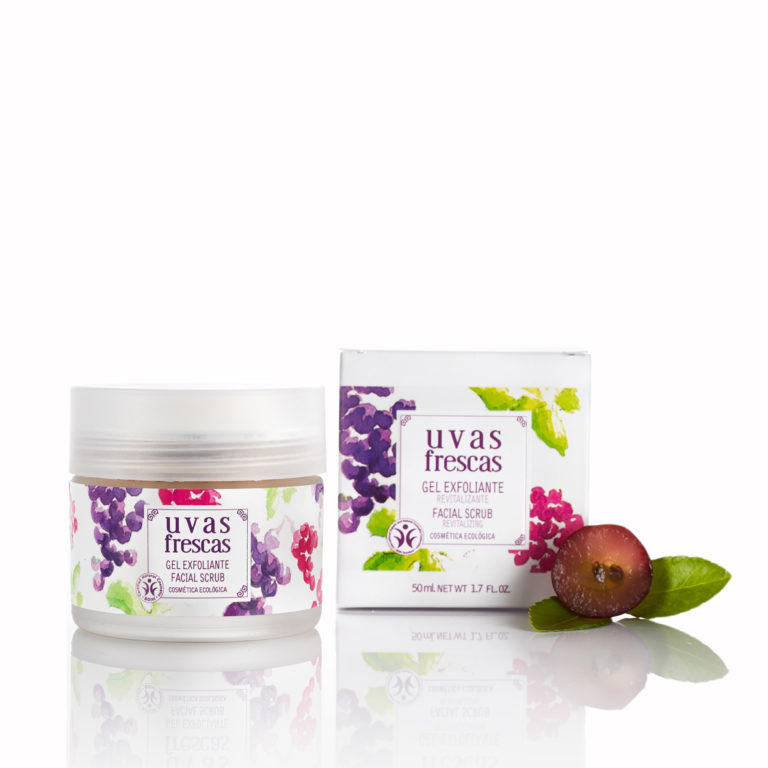 Exfoliante facial revitalizante Uvas Frescas